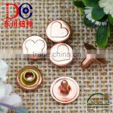 High Quality 8mm Brass Rivet Button for Leather Denim Jeans thumbnail-1