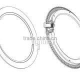 CNTEK Energy Saving LED Downlight Round Slim 18W Cool White C-tick, CE, RoHS, SAA thumbnail-1