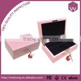 Hot-Selling Wooden Jewelry Holder Box& Mini Wood Treasure Chest Jewel Box