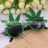 New Product Leaves Shape Funky Party Glasses thumbnail-1