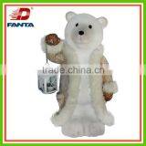 2016 Hot Selling Standing Magnesium Winter Bear Holding Lantern-Christmas Bear thumbnail-3