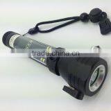 Multifunction Solar Rechargeable Cree Flashlight With Glass Breaker and Safety Cutter