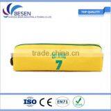 Yellow Colour Canvas Pencil Case Pouch thumbnail-1