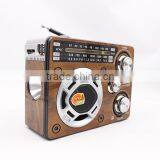 Multi-Function Hand Crank am fm Portable Radio With Solar Powered Dynamo Rechargeable Radio With Flashlight thumbnail-2