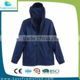 Customized Wholesale Hooded Packable Waterproof Windbreaker Rain Jacket thumbnail-1
