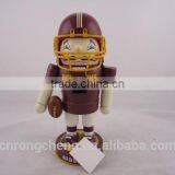 wooden player nutcracker