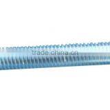 Blue-white Zinc Plated Threaded Rods