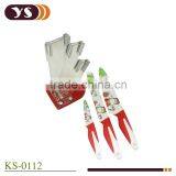 3pcs Non-stick Coating Patterned Knife Set With Knife Holder thumbnail-4