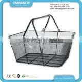 Dip Coating Net Wire Mesh Small Metal Shopping Basket