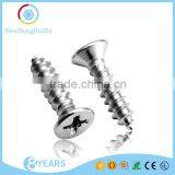 China Supplier 304 Stainless Steel Flat Head Cross Recessed Tapping Screw thumbnail-1