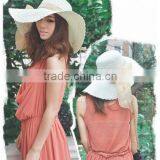 2016 Factory Direct Sexy Ladies Beach Straw Hat Popular Summer Hot Sale Girls Sombrero Straw Hat Wholesale thumbnail-3