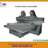 Cylinder CNC Machine With Eight Spindes Cnc Machine for Chair