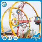 Outdoor Playground Equipment Ferris Ring Car!!! Fairground Attraction Amusement Park Ferris Ring Car Ride for Sale thumbnail-4