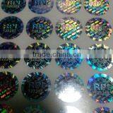 Holographic One-off Lasering Number Sticker