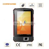 Corewise Manufacturer industrial grade rugged android tablet pc with RFID reader writer, barcode scanner, fingerprint reader