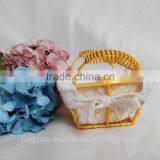 Wholesale Small Iron Basket With Lining for Storage thumbnail-2