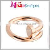 Wholesale Gold Plated Simple Designs Finger Ring