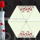 Flower Bottle Umbrella for Lady Gift--white&pink