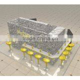 High-End Luxury Mall Kiosk of Milkshake Kiosk Design thumbnail-3