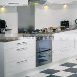 L-Shaped High Gloss White Mdf Board Kitchen Cabinets,kitchen Cabinet Design thumbnail-2