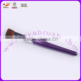 Short Nylon Hair Purple Wood Handle Mask Brush