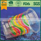 Hot sale heat resistance plastic cup/recycle plastic cups/plastic yogurt cup for drink