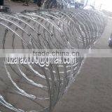 Heavy Galvanizing CBT65 Razor Barbed Wire Protection Against Thieves