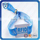 Hot Sell Rfid Fabric Wristband With Plastic Fastener thumbnail-3