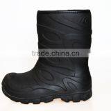 Kids' Black EVA Injection Winter Rain Boots thumbnail-4