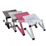 Adjustable Laptop Table/Portable Bed Tray Book Stand Dual Layer Tablet thumbnail-2