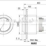 LAS1-AWY-11M 22mm Flat Shape Waterptoof Switch Solder Terminal Push Button Switch thumbnail-2