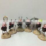 2015 Newest Design Labybug Garden Stakes Metal Ladybug Garden Decoration Garden Stakes Working Ladybug With Flower thumbnail-2