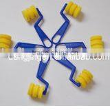 Low-density Flexible Durable Oil Painting Yellow Color Paint Foam Roller Brush thumbnail-6