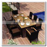 Audu Sandiego Outdoor Garden Rattan Dining Set thumbnail-2
