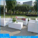 China Company Wholesale Cheap White Outdoor Furniture Sofa Set thumbnail-1