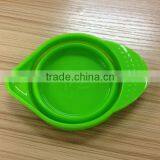 OEM Silicone Foldable Measuring Cup Green thumbnail-1