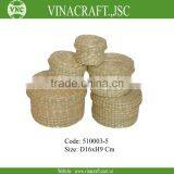 Beautiful Natural Seagrass Storage Box