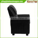 Black Kids Padded PU Leather Recliner Chair thumbnail-3