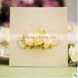 Customized Wedding Invitation Card With Flower Decoration thumbnail-1