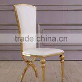 PU Cover Dining Chairs Stainless Steelframe Metal Chair thumbnail-1