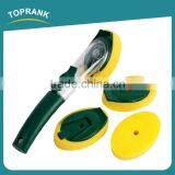 Toprank Detachable Hot Kitchen Liquid Dish Brush Soap Dispenser Bbq Soap Dispensing Dish Sponge Scouring Pad With Sponge thumbnail-1