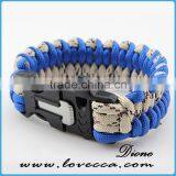 Cheap Survival Prepper Paracord Bracelet 550 for Camping Hiking thumbnail-1
