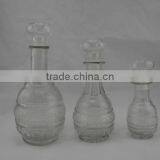 Diamond Long-necked Glass Brandy Cognac Cocktails Drinks Bottle thumbnail-1