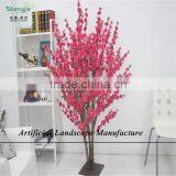 SJZJN 312 Mini Bansai Artificial Peach Blossom Tree /Potted Peach Blossom Tree High Quality thumbnail-5