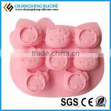 Kitchen Papular Cute Design FDA Silicone Cake Mold