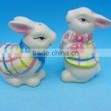 2sets of Rabbit Ceramic Pepper Shaker thumbnail-1