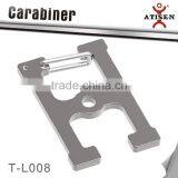 Best Promotion Carabiner Alphabet Style Stainless Steel Tactical Tool thumbnail-1