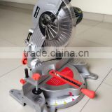 1800W 255mm Electric Power Aluminum Wood Cutting Cut Off Table Circular Machine Tools Induction Compound Miter Saw