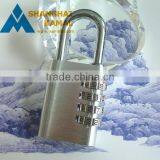 Resettable 4 Dial Aluminium Combo LockTravel Suitcase Luggage Security Padlock thumbnail-1