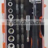 23pc Ratchet Driver&Bits Set